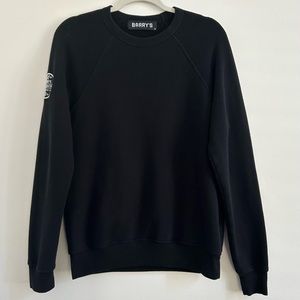 Barry’s Bootcamp Atlanta Georgia Crewneck Sweatshirt in Black size Small Fleece